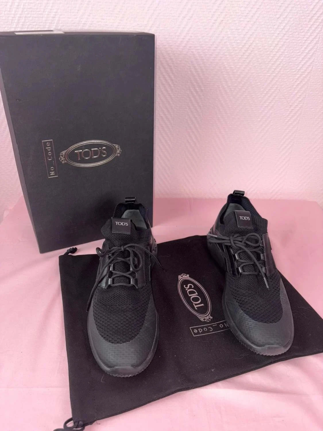Men's Tod's no_code sneakers size 42 with box like new – photo 2